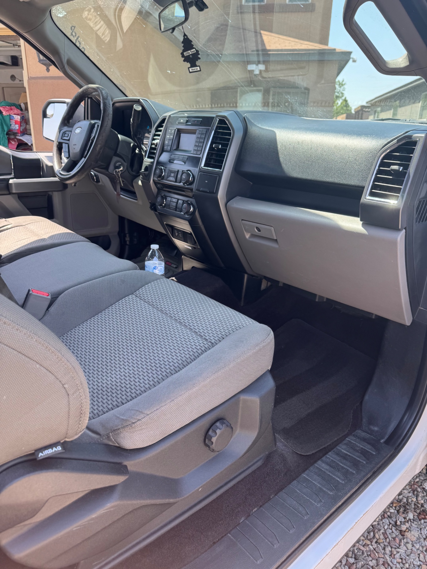 Ford F-150 cloth interior deep cleaned